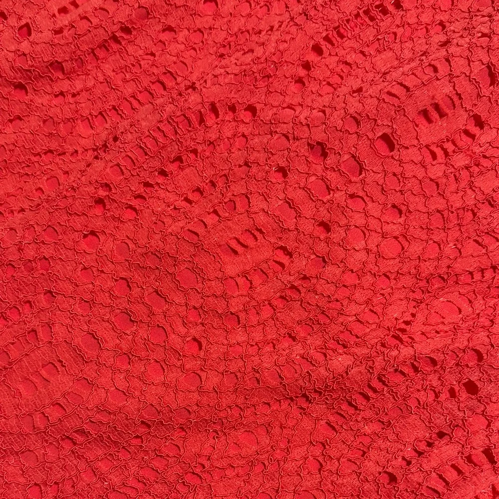 J. Crew Orange Lace Short Sleeve Dress Size 8
